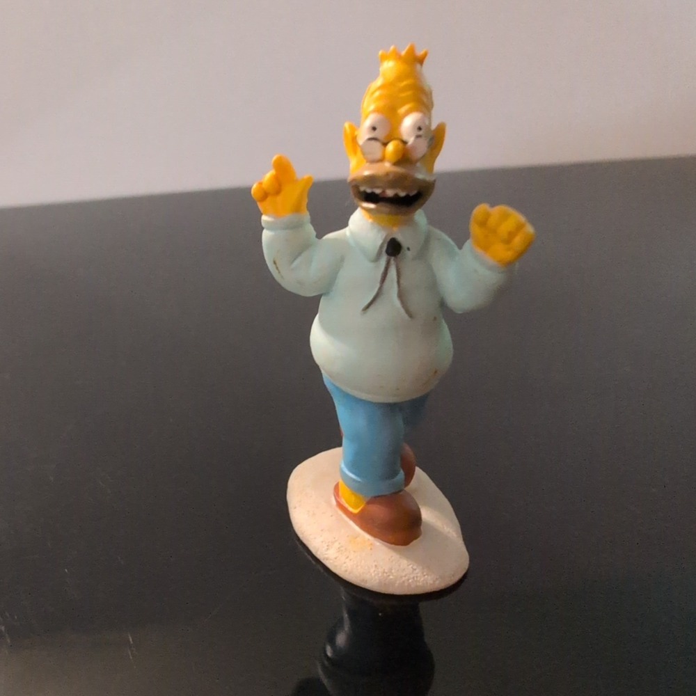 The Simpsons Hawthorne Village Grandpa Simpson Figurine 2004 91818 D - Picture 2 of 6